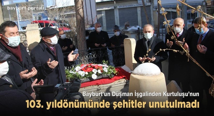 Kurtuluşun 103. yıldönümünde şehitler unutulmadı