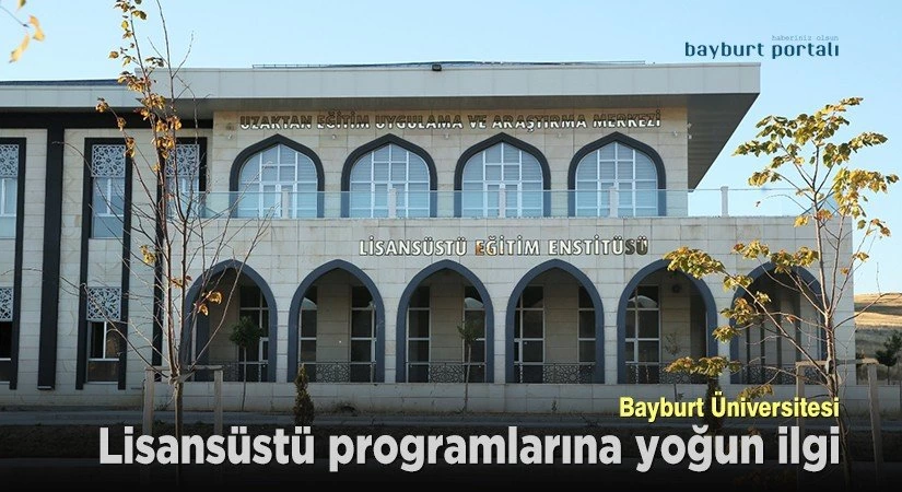 Lisansüstü programlara yoğun katılım
