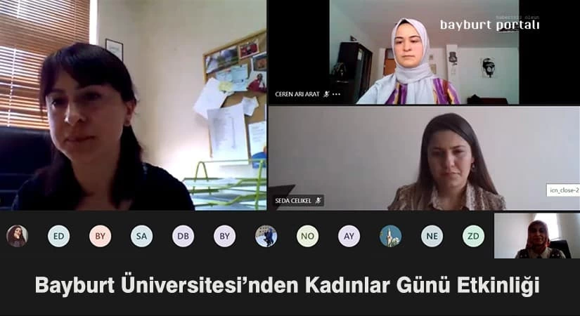 Bayburt Üniversitesi’nden Kadınlar Günü için online panel