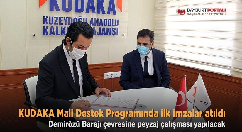 KUDAKA Mali Destek Programında ilk imzalar atıldı
