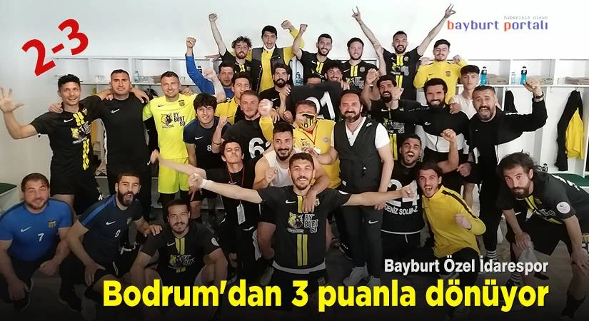 Bayburt, Bodrum’dan 3 puanla dönüyor