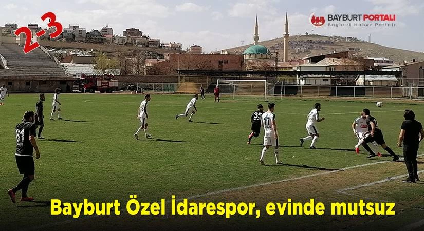 Bayburt Özel İdarespor, evinde mutsuz