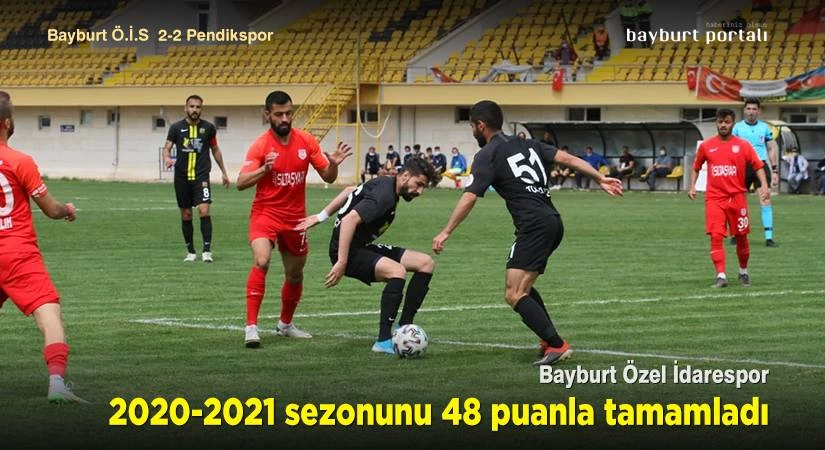 Bayburt Özel İdarespor 2020-2021 sezonunu 48 puanla tamamladı
