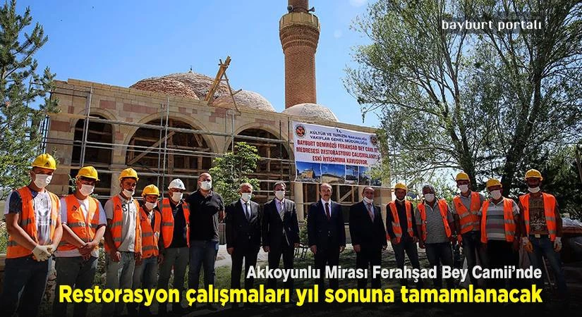 Akkoyunlu mirası Ferahşad Bey Camii, yıl sonuna kavuşacak