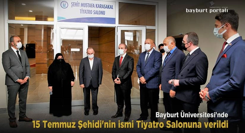 15 Temmuz Şehidi’nin ismi Tiyatro Salonuna verildi