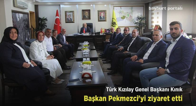 Türk Kızılay Genel Başkanı Kınık, Pekmezci’yi ziyaret etti