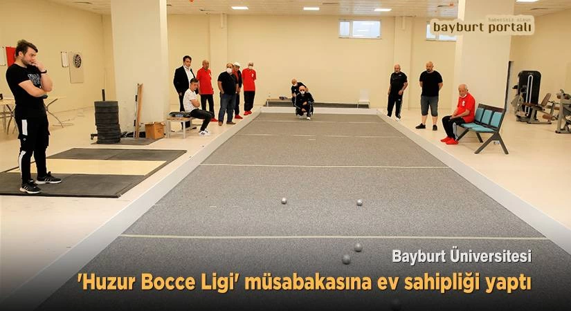 60 yaş üstü yetişkin gençler için Bocce Ligi Şampiyonası başladı