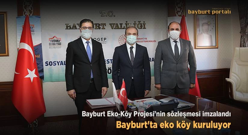 Bayburt’ta eko köy kuruluyor