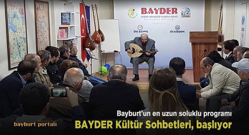 BAYDER Kultur Sohbetleri basliyor – Bayburt Portalı