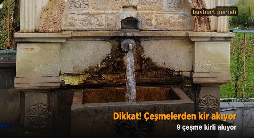 Bayburt’ta Ekim ayında bu çeşmelere dikkat!