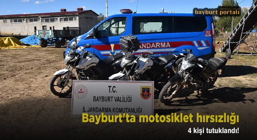 Bayburt’ta motosiklet hırsızlığı