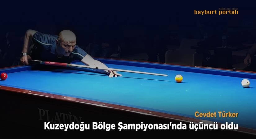 Cevdet Türker, Kuzeydoğu Bölge Şampiyonası’nda üçüncü oldu