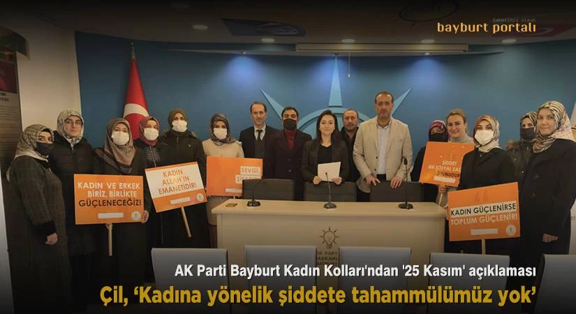 AK Parti Bayburt Kadın Kolları’ndan ’25 Kasım’ açıklaması