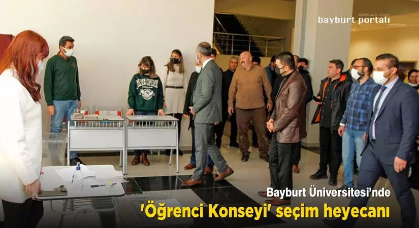 Bayburt Üniversitesi’nde ‘Öğrenci Konseyi’ seçim heyecanı