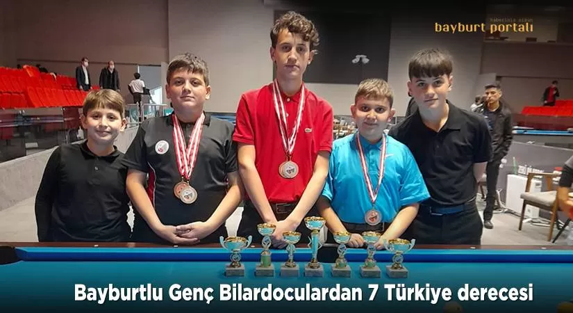 Bayburtlu Genc Bilardoculardan 7 Turkiye derecesi – Bayburt Portalı