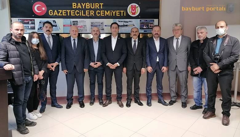 Milletvekili Yucel Buluttan Bayburt Gazeteciler Cemiyetine ziyaret – Bayburt Portalı