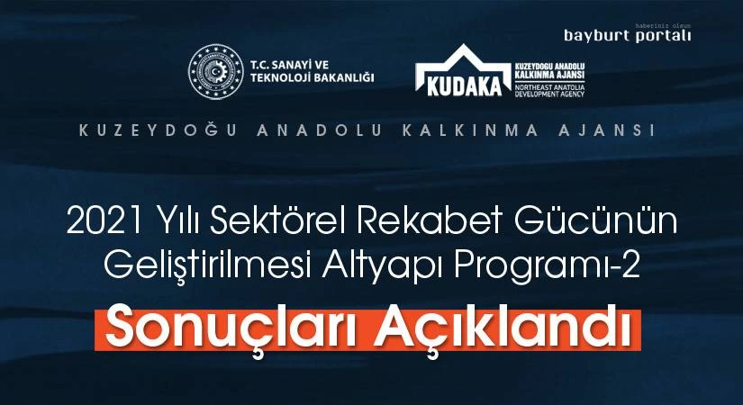 Sektörel Rekabet Gücünün Geliştirilmesi Altyapı Programı-2 sonuçları