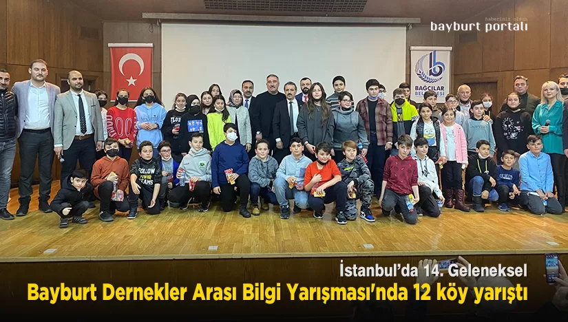 Bayburt Dernekler Arası Bilgi Yarışması’nda 12 köy yarıştı