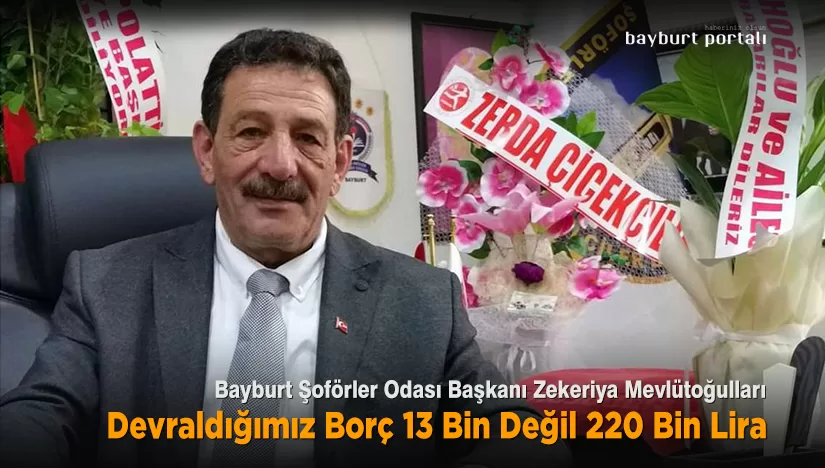 Mevlütoğulları’ndan açıklama: Devraldığımız Borç 13 Bin Değil 220 Bin Lira