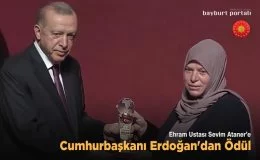 Sevim Ataner, Cumhurbaşkanı Erdoğan tarafından ödüllendirildi