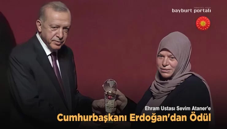 Sevim Ataner, Cumhurbaşkanı Erdoğan tarafından ödüllendirildi