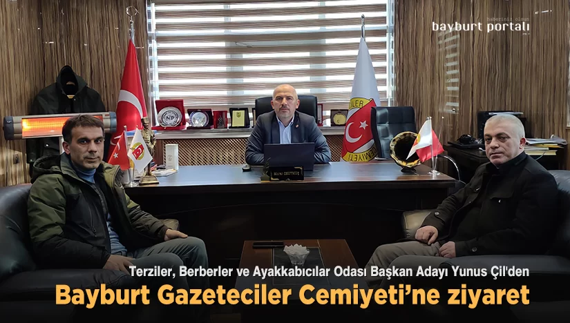 Terziler, Berberler ve Ayakkabıcılar Odası Başkan Adayı Yunus Çil’den BGC’ye Ziyaret