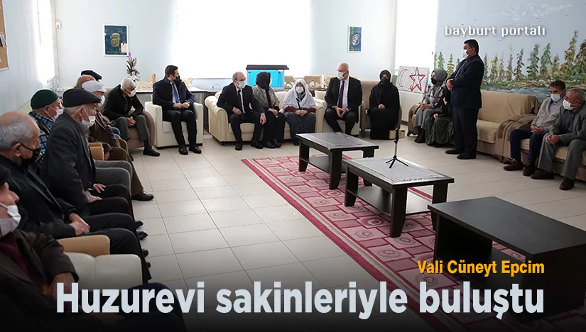 Vali Cüneyt Epcim, Huzurevi sakinlerini ziyaret etti