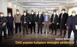 Bayburt Belediyesi, Cirit’i yaşatan kulüplere desteğini sürdürüyor