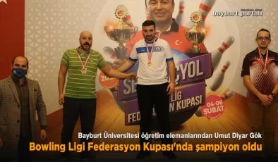 Bowling Ligi Federasyon Kupası’nda Umut Diyar Gök şampiyon oldu