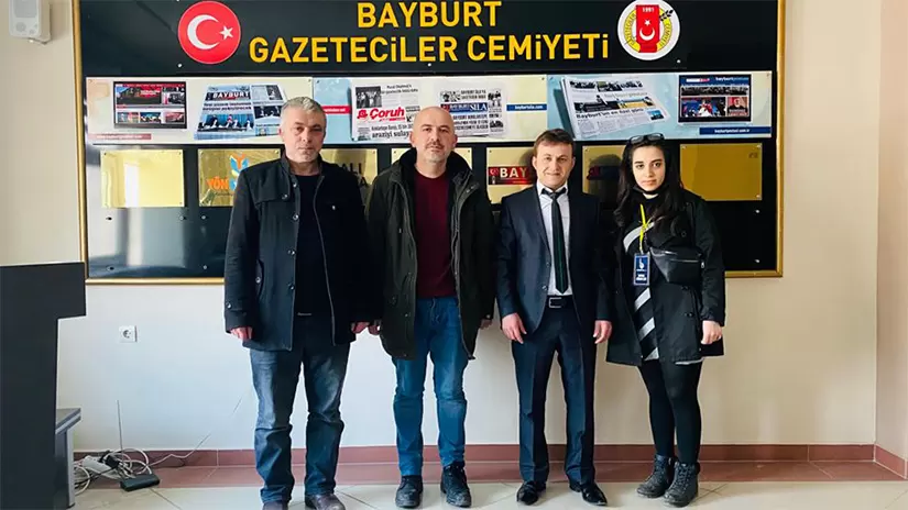 Huseyin Cekerden Bayburt Gazeteciler Cemiyetine ziyaret 1 – Bayburt Portalı