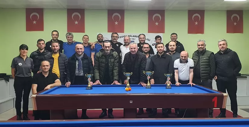 Iller Arasi Takimlar Uc Bant Bilardo Turnuvasinda Bayburt sampiyon oldu 1 – Bayburt Portalı