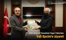 KGK Bayburt Temsilcisi Yaşar Yıldız’dan Vali Epcim’e ziyaret