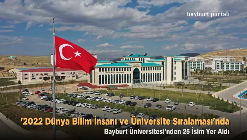 Bayburt Üniversitesi’nden 25 İsim ‘2022 Dünya Bilim İnsanı Sıralaması’nda