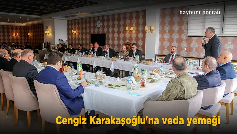 Cengiz Karakaşoğlu’na veda yemeği