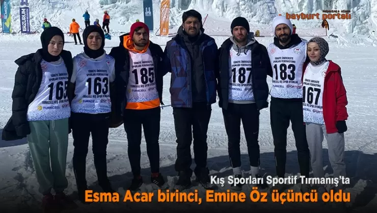 Sportif Tırmanış branşında Esma Acar birinci, Emine Öz üçüncü oldu