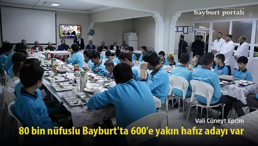 80 bin nüfuslu Bayburt’ta 600’e yakın hafız adayı var