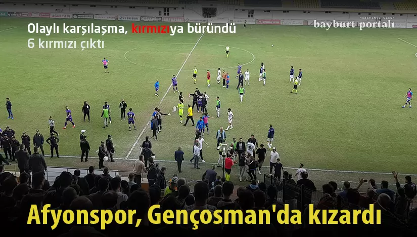 Afyonspor, Gençosman’da kızardı
