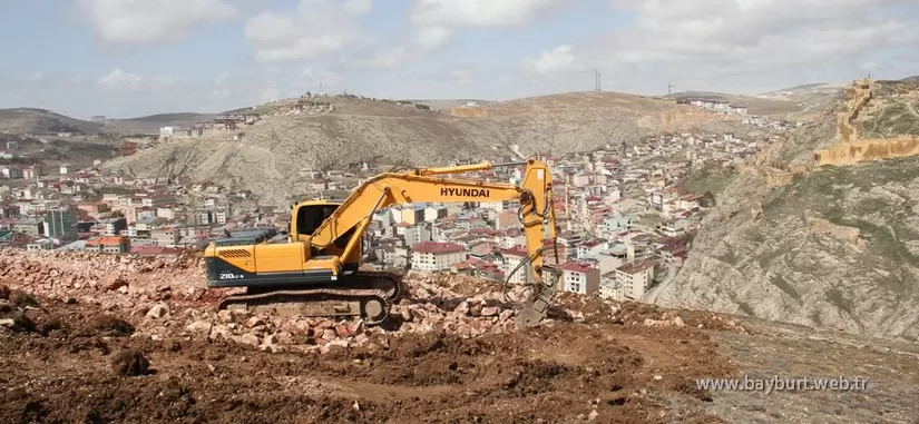 Bamsi Beyrek Seyir Terasi calismalarina baslandi 1 – Bayburt Portalı