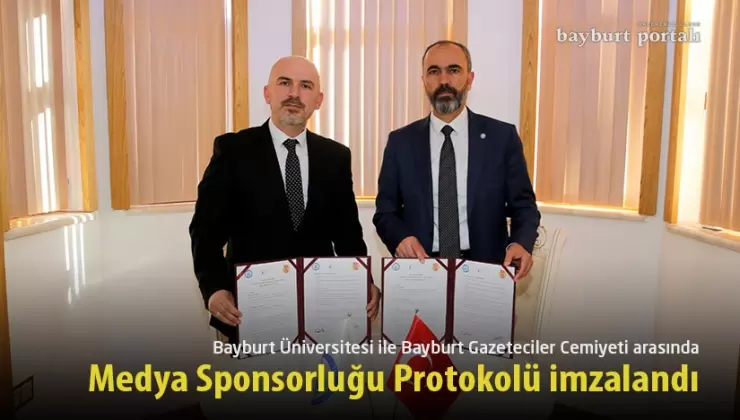 Bayburt Üniversitesi ile Bayburt Gazeteciler Cemiyeti arasında ‘protokol’