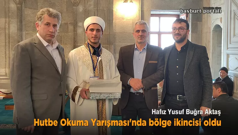 Hafız Yusuf Buğra Aktaş, Hutbe Okuma Yarışması’nda bölge ikincisi oldu
