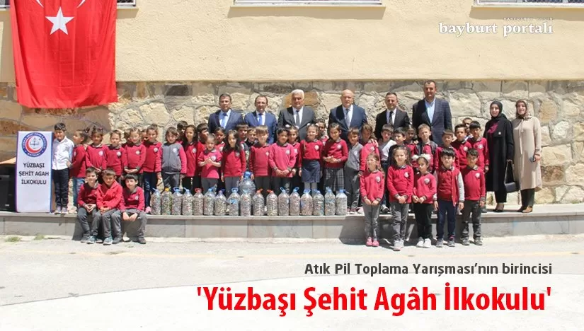 Atık Pil Toplama Yarışması’nın birincisi ‘Yüzbaşı Şehit Agâh İlkokulu’