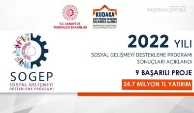 2022 yılı SOGEP destekleme sonuçları açıklandı