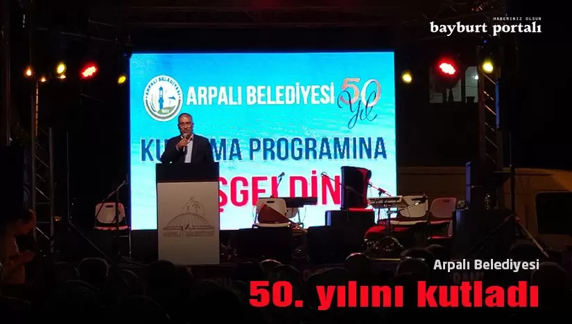 Arpalı Belediyesi’nden 50. yıl kutlaması