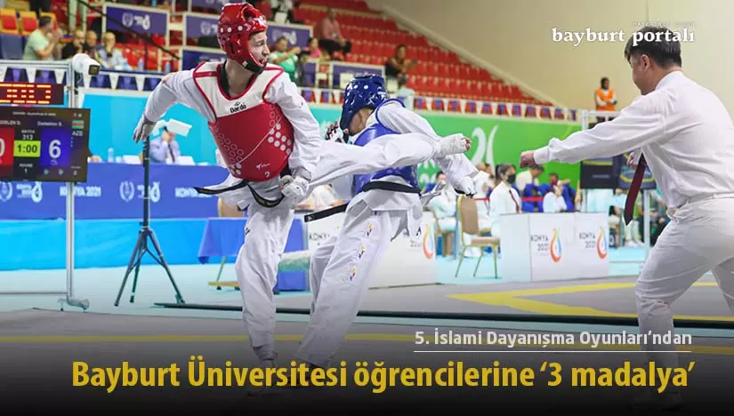 Bayburt Üniversitesi’ne 5. İslami Dayanışma Oyunları’ndan 3 madalya