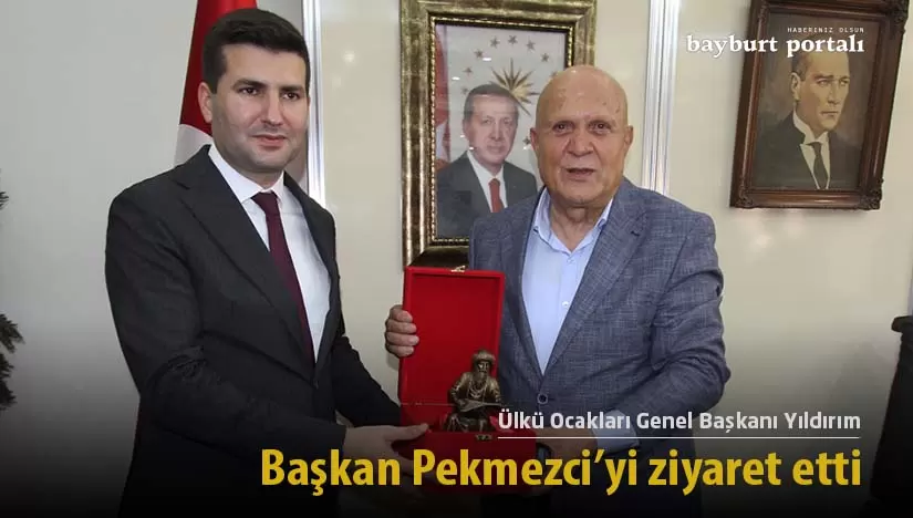 Ülkü Ocakları Genel Başkanı Yıldırım, Başkan Pekmezci’yi ziyaret etti