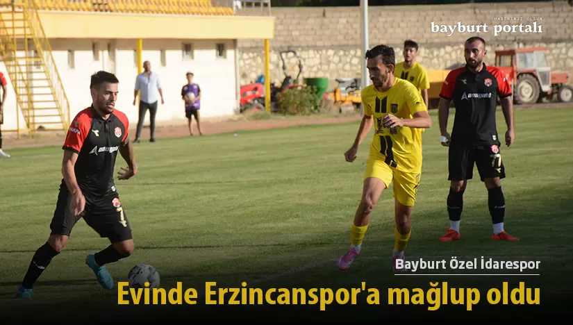 Bayburt Özel İdarespor, evinde Erzincanspor’a mağlup oldu