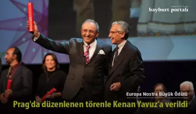 Europa Nostra Ödülü, Prag’da düzenlenen törenle Kenan Yavuz’a verildi
