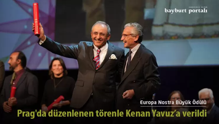 Europa Nostra Ödülü, Prag’da düzenlenen törenle Kenan Yavuz’a verildi