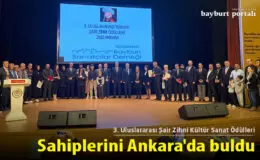 3. Uluslararası Şair Zihni Kültür Sanat Ödülleri, sahiplerini Ankara’da buldu