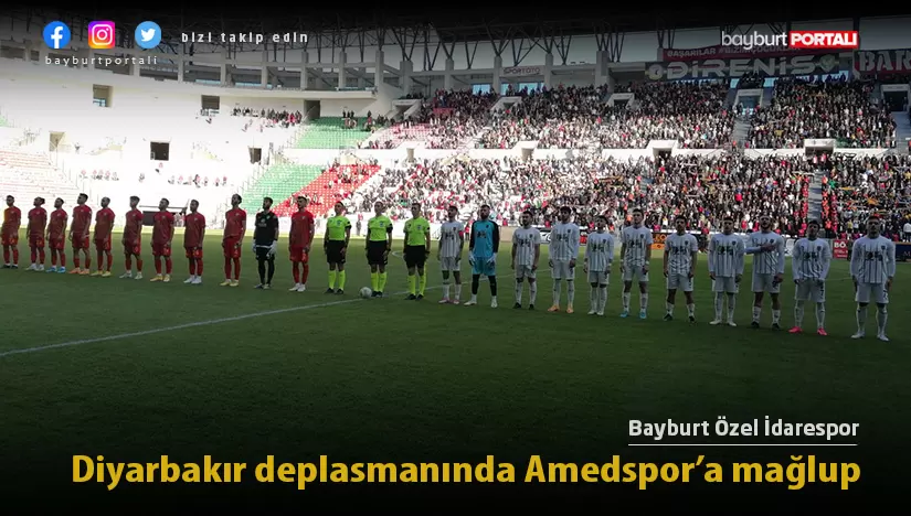 Bayburt Özel İdarespor, Amedspor’a mağlup oldu
